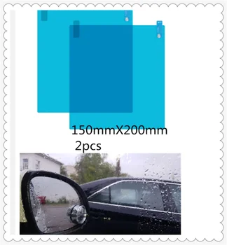 Automobilio galinio vaizdo veidrodis nano vandeniui membrana anti-rūko aiški vizija 