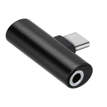 CARPRIE USB-C C Tipo Su 3.5 mm Aux Audio Kabelis Adapteris Ausinės Charing už Osmo Pocket Tipo, C tipo C + 3,5 mm audio adapteris