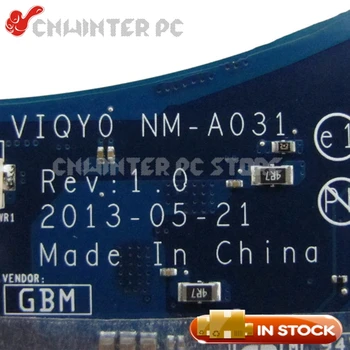 NOKOTION VIQY0 NM-A031 90003628 Pagrindinė plokštė Lenovo ideapad Y410P Nešiojamas Plokštė PGA947 HM86 DDR3L GT755M grafika