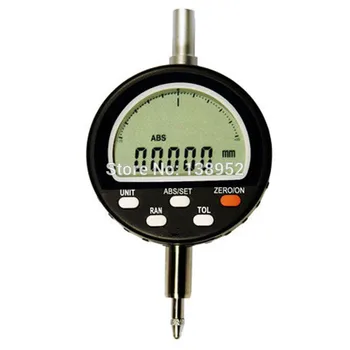 0.001 mm 0-12.7 mm, 5 raktai, ABS Toleruoti Elektroninių Mikronų Skaitmeninis Indikatorius skaitmeninis matuoklį mikronų skaitmeninis indikatorius