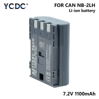 1/2 Vnt NB-2LH NB2LH NB 2LH 7.2 V 1100mAh Li-ion Baterija Canon Powershot S30 S40 S45 S50 S55 S60 S70 S80 G7 G9 IXY DV3 DVM3
