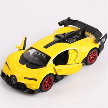 1:32 Žaislas Automobilis Bugatti Gt Metalo Žaislas Lydinio Automobilių Diecasts & Žaislinės Transporto Priemonės Automobilio Modelio Miniatiūra Masto Modelio Automobilių Žaislai Vaikams