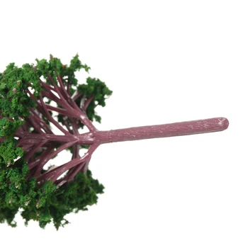 1:50-1:500 Masto Modelis Medžių 12Pcs Plastiko Architektūros Modelius, Žaislus Geležinkelio Maketas Sodo Kraštovaizdžio Peizažas 3 Stilius