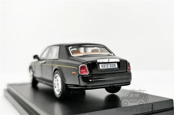1:64 Rolls-Royce Phantom Specialusis Leidimas Juoda su Aukso logotipas Diecast Modelio Automobilių