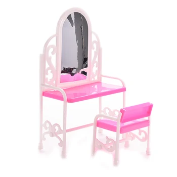 1 Rinkinys Princess Lėlių mada baldai odininkas merginos gimtadienio dovana tualetas lentelė Mergina lėlės accessoriesb Žaislai