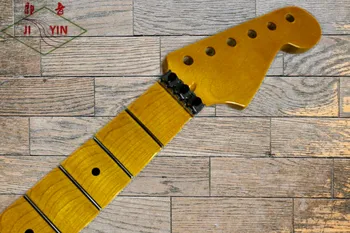 1 vnt dvigubai rokeris elektrinės gitaros kaklo ST stiliaus išdrožomis klevas fingerboard 22 skirsniai 25.5 colių
