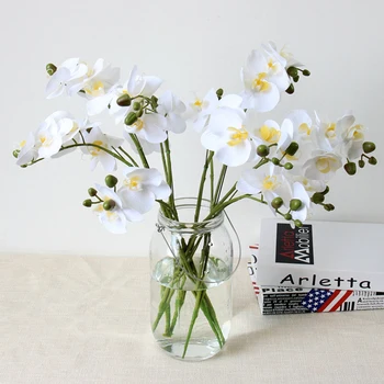 1 Vnt Suklastotas, Gėlių, Drugelių Orchidėja Gražus Netikrą Gėlių Netikrų Gėlių Plastikinių Gėlių Biuro Svetainės Miegamojo Puošmena