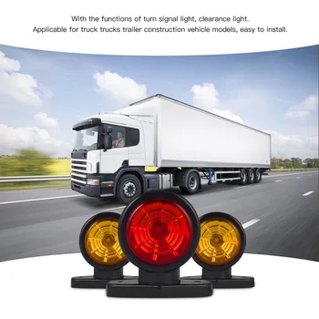 10-30 V Automobilis LED Sunkvežimių, Krovininių Automobilių, Traktoriaus Van Lempos Uodega Priekabos Žibintas Posūkio Signalo Lemputė Šalinimas Šviesa Didelio Ryškumo Mažesnės Galios
