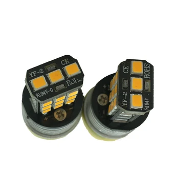 10 vnt Automobilių LED Šviesos T20 7440 21SMD Automobilio Posūkio Signalo LED Šviesos Lempos, Lemputės, Šviesos važiavimui Dieną DRL 12V