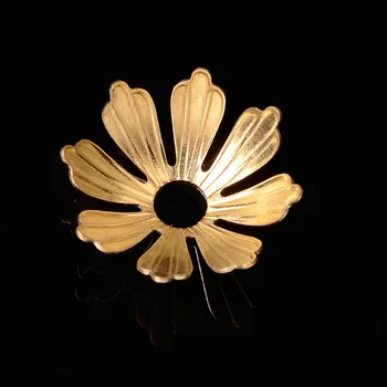 100vnt 18mm Aukso/Sidabro Spalvos Vario, Tuščiavidurė Gėlių Formos Pakabukai Pakabučiai Mados Juvelyrika Priėmimo 