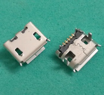 100vnt/daug mini Micro USB įkrovimo lizdas jack jungtis socket dokas 