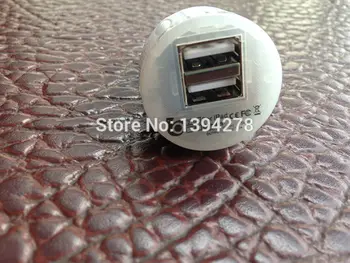 100vnt Dual 2 Port USB Automobilinis Įkroviklis Adapteris, Skirtas 