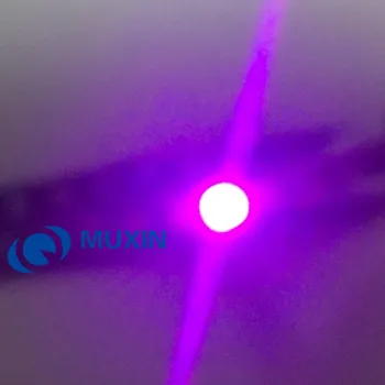 100vnt SMD 0805 (2012) Violetinė UV Paviršiaus Kalno LED Lustai 20mA DC 3V Ultravioletinių 395nm - 400nm LED Šviesos Diodų Lempos