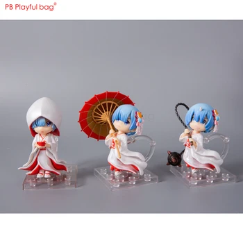 10CM Re: Zero Rem pav Japonų Anime-kolekcijos PVC-modelis-action-paveikslas Kalėdų dovanos HE47