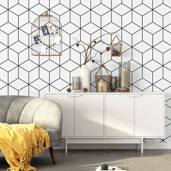 10m atsparus vandeniui modernus minimalistinio pvc tapetai miegamajame, gyvenamasis kambarys biuro virtuvės sienos dokumentų namų dekoro miegamojo sienų dekoras