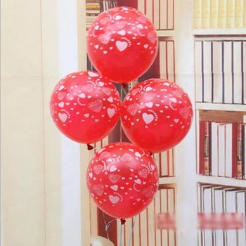 10vnt 12 colių spausdinti širdies turas spausdinti balionas jubiliejų, vestuvių dekoravimas Valentino Diena puošybos festivalis prekes