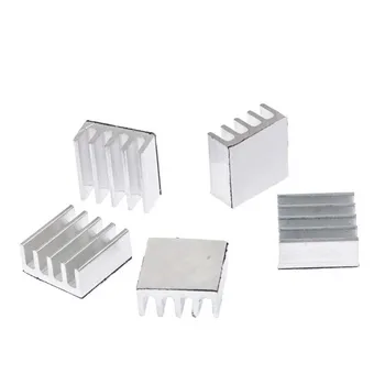 10vnt Aliuminio Šilumos Kriaukle LED Maitinimo IC Tranzistorius 8.8x8.8x5MM 11x11x5mm 14X14X6MM 21x15x10mm 20x14x6mm 19x15x10mm 20x20x6mm