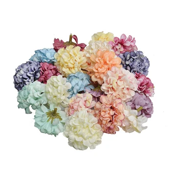 10vnt/daug Dirbtinių Gėlių Šilko Hydrangea Gėlių Galvos Vestuves Namų Puošybai 