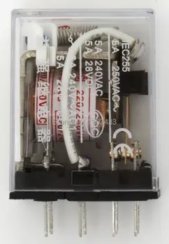 10vnt/daug HH52PL AC 220V elektromagnetinės relės su LED indikatorius HH52P MY2 serijos 220VAC HH52P-L MY2NJ