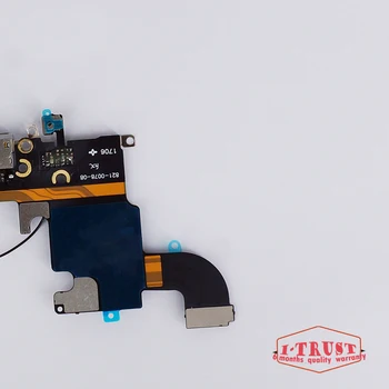 10vnt/daug USB Doko Jungtis Įkrovimo lizdas Flex Cable For iPhone 6S 4.7