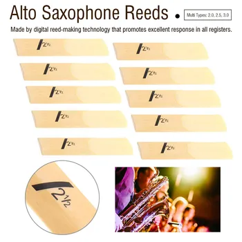 10vnt/set Alto Saksofonas Nendrių Tonas Paieška Stabili Garso Lengva Įdiegti Muzikos Instrumentai Daugiafunkcį Patvarus atsarginės Dalys
