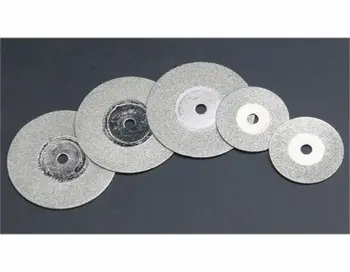 10X Mini Rotacinis Įrankis, diskinio Pjūklo Ašmenys Pjovimo Peilis Diamond pjauti Pjovimo Diskas Sukasi Šlifavimo Ratas + 2 Veleno