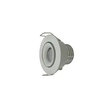 110V, 220V LED, DC12V Mini LED lubų vietoje šviesos lempos šviesos srautą galima reguliuoti 5W mini LED downlight white shell