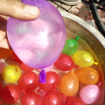 120pcs -500pcs Vandens balionas Papildomą paketą Gumos Paplūdimio Žaislų Spalvotų Pripučiamas kamuolys Vasaros Lauko Žaislus Vaikams