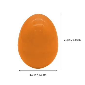 12pcs Plastiko Subtilus Kūrybos Imituojamas Kiaušinių Velykų Kiaušinių Trapus Žaislais Velykų Dekoras