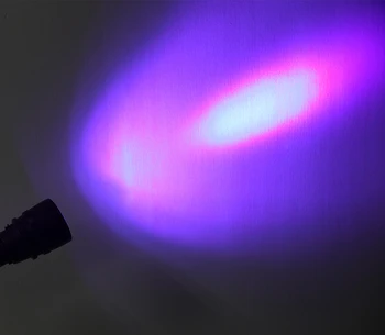 15W Nardymo Žibintuvėlis 5000 Liumenų 5 * UV LED Raudonos Ultravioletinės Šviesos, 100M po vandeniu atsparus Vandeniui Žibintuvėlis Aliuminio Lydinys