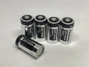 18pcs/daug Nauja originali Baterija Panasonic CR123A Ličio 3V Arlo Fotoaparato Baterijas CR123A CR17345 DL123A EL123A 123A