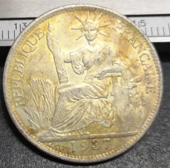 1937 m. Prancūzija 20 centų Kopija