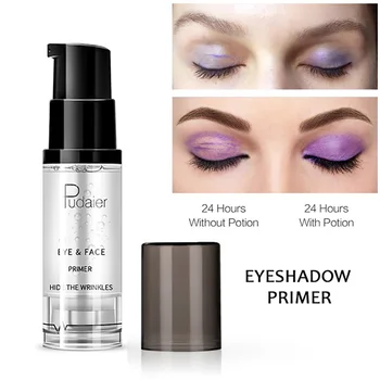 1Bottle Kosmetika Magic Eye Primer Makiažas Akių Šešėlių pagrindas, Siekiant užkirsti Kelią Riebiai Dangteliai Creasing Aišku, Vandeniui Eyeshadow Primer 8ML