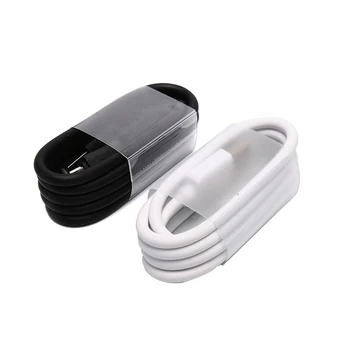1pc 1M Micro USB Duomenų Kabeliu V8 Įkroviklio Įkrovimo Duomenų Sinchronizavimo Kabelis Laido Vielos Andriod Telefonai Baltas Juodas