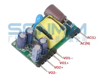 1PCS AC-DC 220 V 24v-5v 0.1 A-0.12 A 3W Izoliuotas dual išėjimo maitinimo modulis transformatorius DLA03A2405 impulsinis Maitinimo l1277