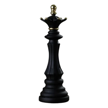 1Pcs Derva, Šachmatų, stalo Žaidimai Priedai Tarptautinės Šachmatų Figūrėlės iš Naujo B0KB