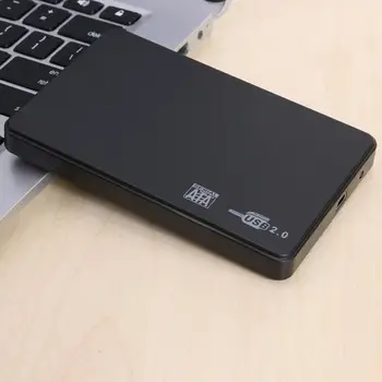 2.5 colio Kietąjį Diską Box SATA USB2.0 HDD Case Išorinis Kietasis Diskas Talpyklos Didelis Greitis 480Mbps USB2.0 HDD Talpyklos Atveju