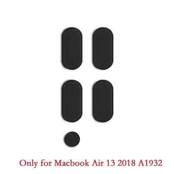 2 vnt./daug Naujų Minkšto Silicio Dulkių Kištukas naujas Macbook Air 13 2018 A1932 Dulkių prijunkite USB jungtys Anti-Dulkių Kamštis Kamštis