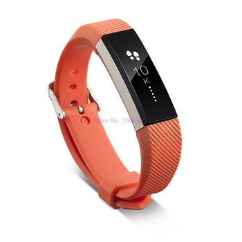 200pcs 11 Spalvų Silikono Watchband Pakeitimo Riešo Juostos Silicio Dirželio Užsegimas Už Fitbit Alta HR Smart Apyrankė
