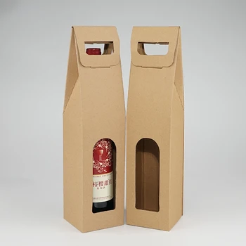 2018 naujų kūrybinių pakuotė krepšiai, popieriaus dovanų dėžutė su virvele, raudonasis vynas, aliejus champange butelis vežėjas dovana laikiklis vyno pakuotės