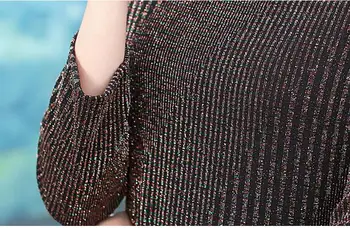 2019 m. Pavasarį, Rudenį, Derliaus Moters Moterų Golfo Aukso Blizgučiais V Enck Ilga Suknelė , 4xl Elegantiškas Kratinys Suknelės Moterims