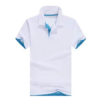 2019 m. Vasarą Prekės Vyrų Polo marškinėliai Atsitiktinis Medvilnės trumpomis Rankovėmis Vyrų Polo Marškinėliai Plius Dydis 3XL megztiniai Golfo, Teniso Polo masculina