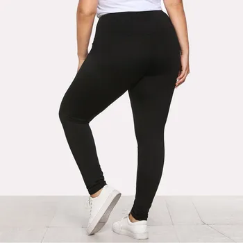 2019 Mados Antblauzdžiai Plius Dydis 5XL KARŠTO Pants Moterų Sexy Kietas fitneso legging Kelnės Sporto Skylę Atsitiktinis Kelnės брюки A20