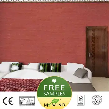 2019 MANO VĖJAS raudona Prabangūs Tapetai sizalio grasscloth 3D tapetai dizaino vintage sienos dokumentų klasikinis namų dekoro mergina miegamasis