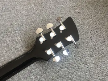 2019 naujas + gamykloje + juoda Rickenback 325 3 paėmimas elektrinė gitara dot įklotai Rick 330 gitara džiazo tremolo bridge nemokamas pristatymas