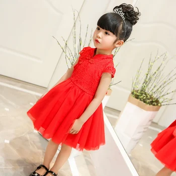 2020 m. Pavasario Vasaros Kūdikių, Mergaičių Suknelės Vaikams Mergina Kinijos cheongsam Šalies Drabužių, Kostiumų Vaikams Drabužių