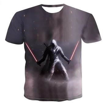 2020 metų Vasaros 3D Print T shirt Streetwear O Kaklo trumpomis Rankovėmis Tees Viršūnes Punk Stiliaus Vyrų Drabužiai Atsitiktinis Vyrų Marškinėlius