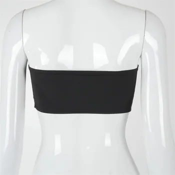 2020 Spausdinti Juodos spalvos Vamzdelio Viršų Bohemijos Stebėjimo Cami Y2K Seksualus Vasaros Drabužių Rankovių Pasėlių Viršuje Moterų Mergina Mados Streetwear