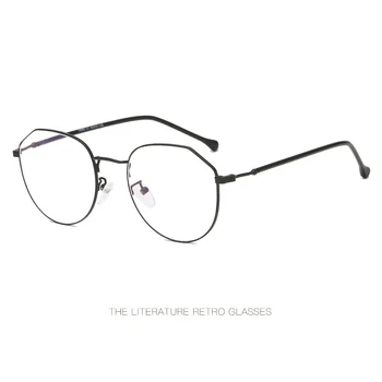 2021 korėjos versija netinkamų akinių rėmeliai Senovinių metalinių akinių rėmeliai Dailės mažų šviežių tendencija plokščio veidrodžio vyrų ir moterų.