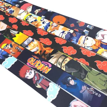 2021 Naruto Cosplay Rekvizitai Sleutel Riem Lanyards Unisex Telefoon Riemen Įrašą Id-kaart Praeiti sporto Salė Naruto Aksesuarai